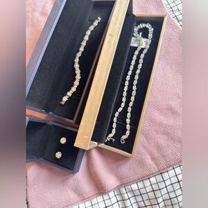 NWT Moissanite diamond necklace